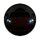 Electric car Porsche Carrera GT pink