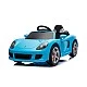 Electric car Porsche Carrera GT blue
