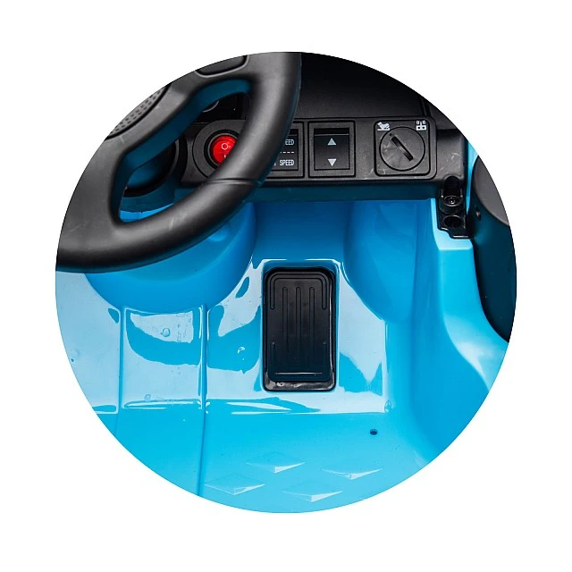 Electric car Porsche Carrera GT blue