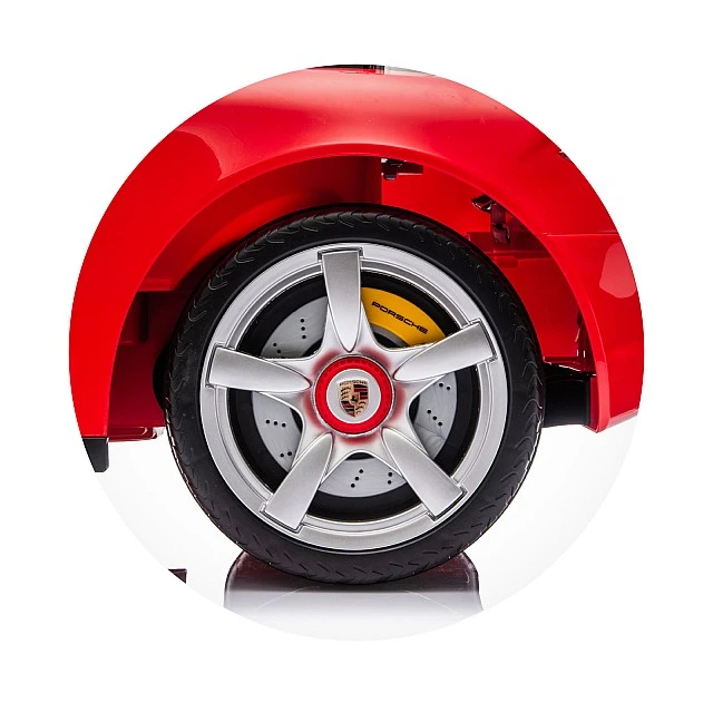 Electric car Porsche Carrera GT red