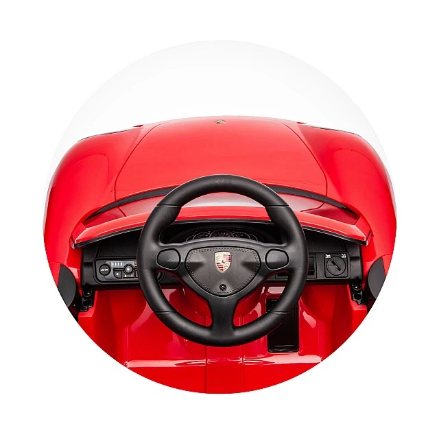 Electric car Porsche Carrera GT red