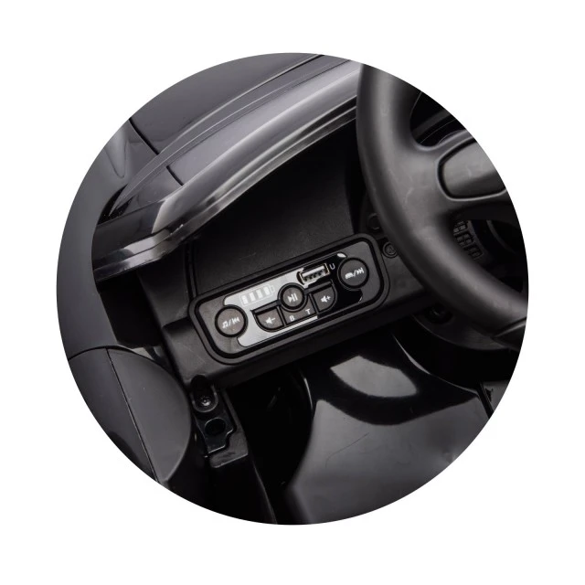 Electric car Porsche Carrera GT black