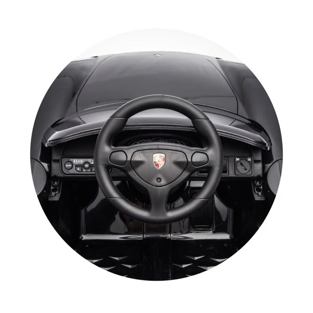 Electric car Porsche Carrera GT black