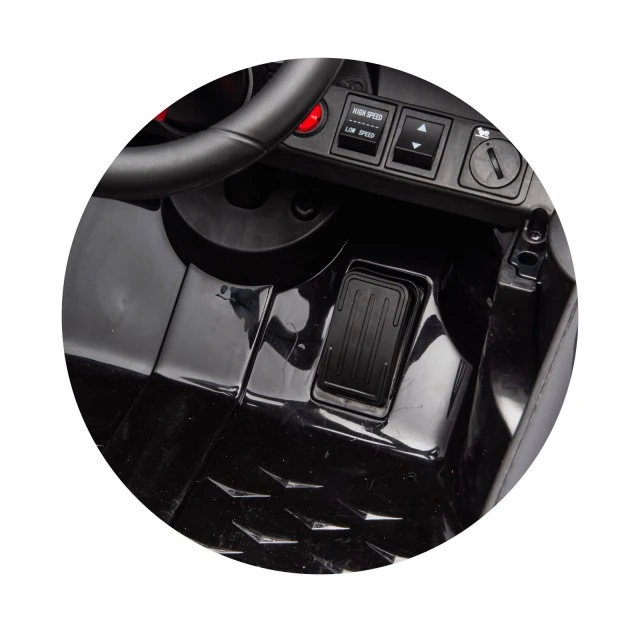 Electric car Porsche Carrera GT black