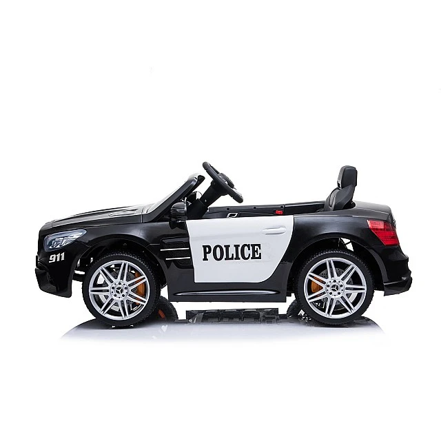 Electric car Police Mercedes SL500 black