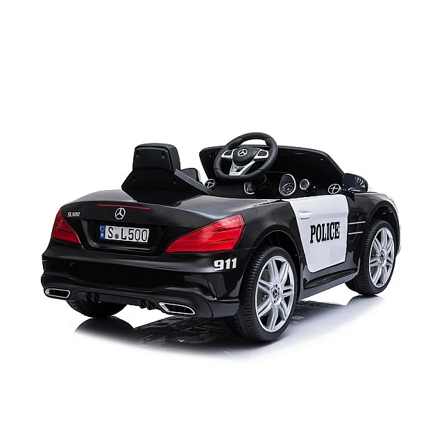 Electric car Police Mercedes SL500 black