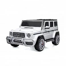 Акумулаторен джип MERCEDES G63 за две деца бял EVA