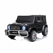 Electric SUVMERCEDES G63 for two children black EV