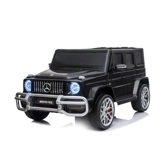 Electric SUVMERCEDES G63 for two children black EV