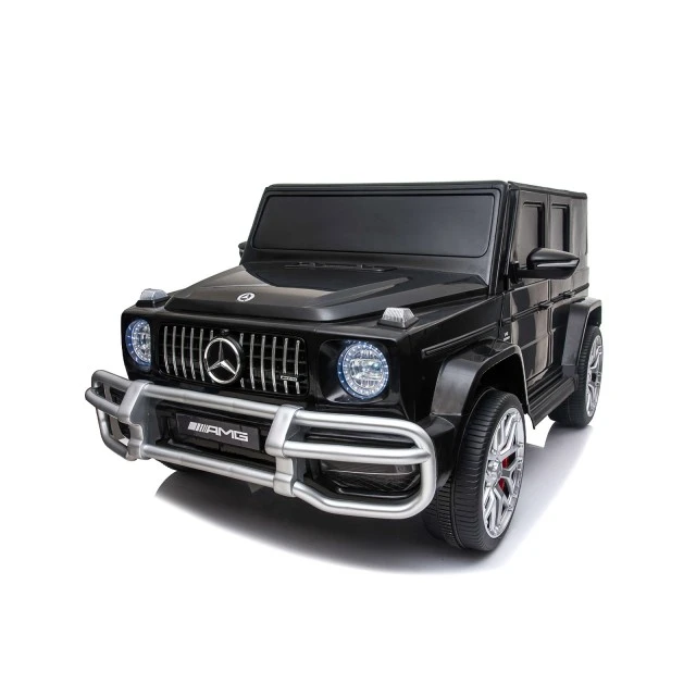 Electric SUVMERCEDES G63 for two children black EV