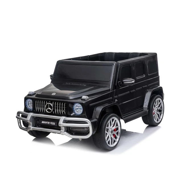 Electric SUVMERCEDES G63 for two children black EV