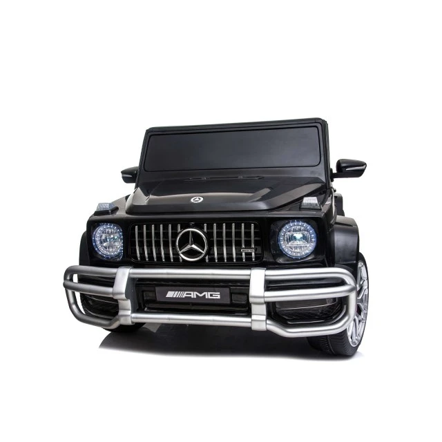 Electric SUVMERCEDES G63 for two children black EV