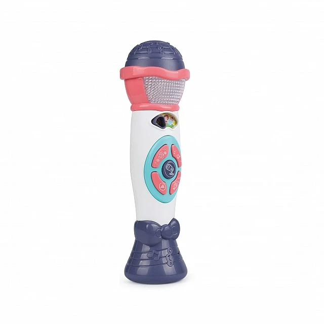 Recording microphone with music and light