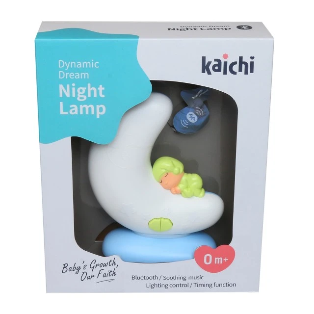 Multifunctional night lamp Luna blue