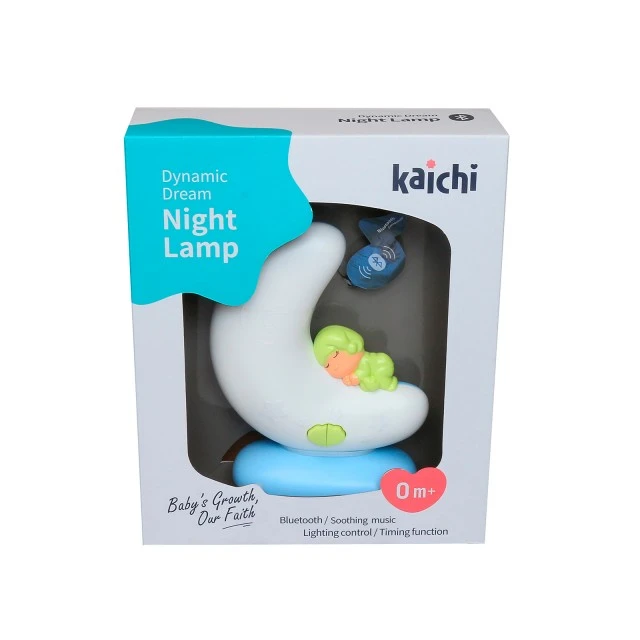 Multifunctional night lamp Luna blue
