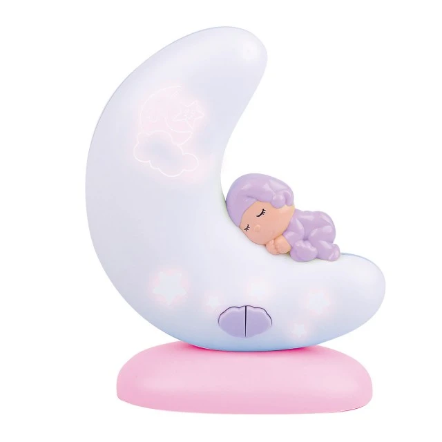 Multifunctional night lamp Luna pink
