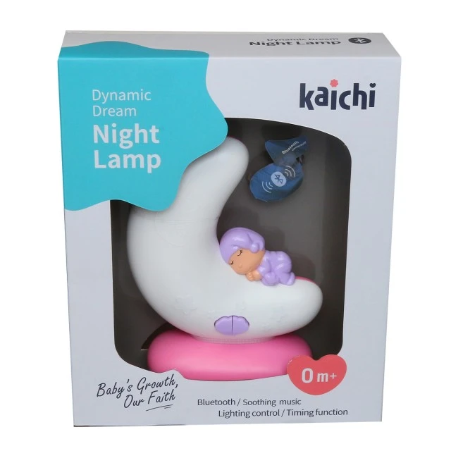 Multifunctional night lamp Luna pink