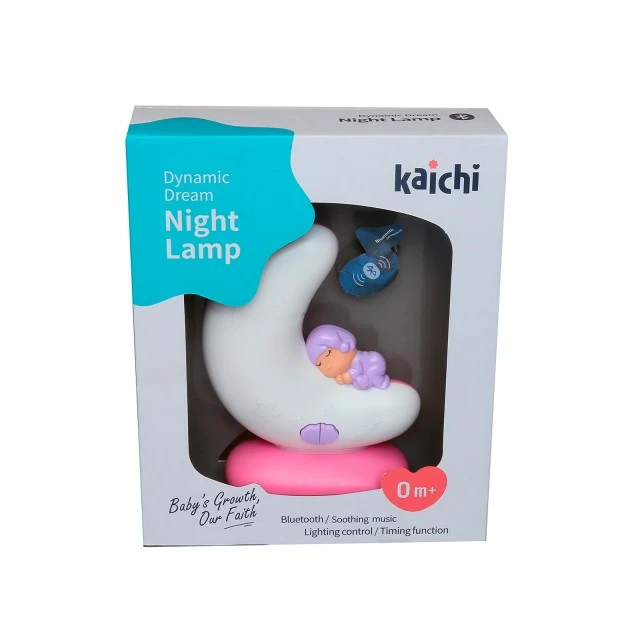 Multifunctional night lamp Luna pink