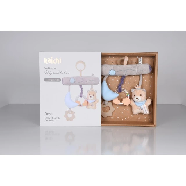 Baby toy for stroller and bed Bear/Moon