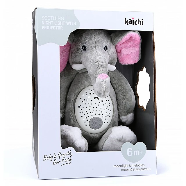 Plush toy with projector/music Elephant