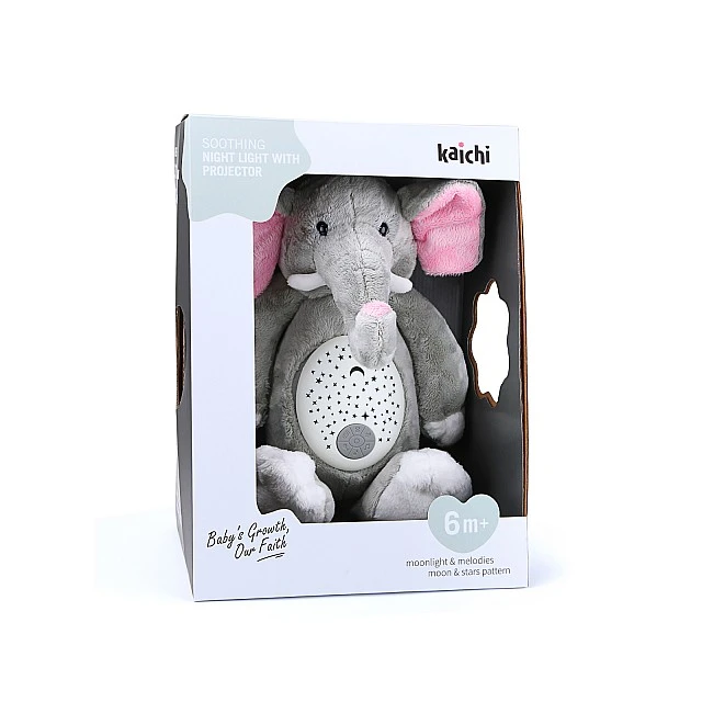 Plush toy with projector/music Elephant