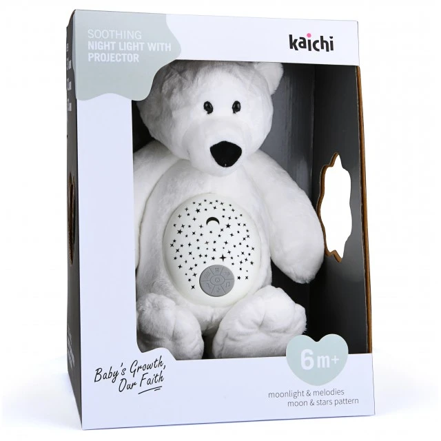 Plush toy with projector/music Bell