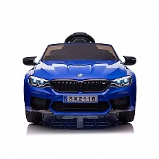 Акумулаторна кола BMW M5 синя, EVA гуми