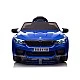 Electric car BMW M5 blue, EVA tires, leather