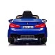 Electric car BMW M5 blue, EVA tires, leather