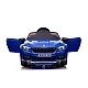 Electric car BMW M5 blue, EVA tires, leather