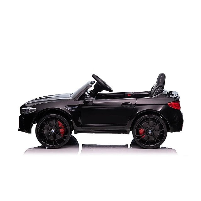 Electric car BMW M5 black, EVA tires, leather