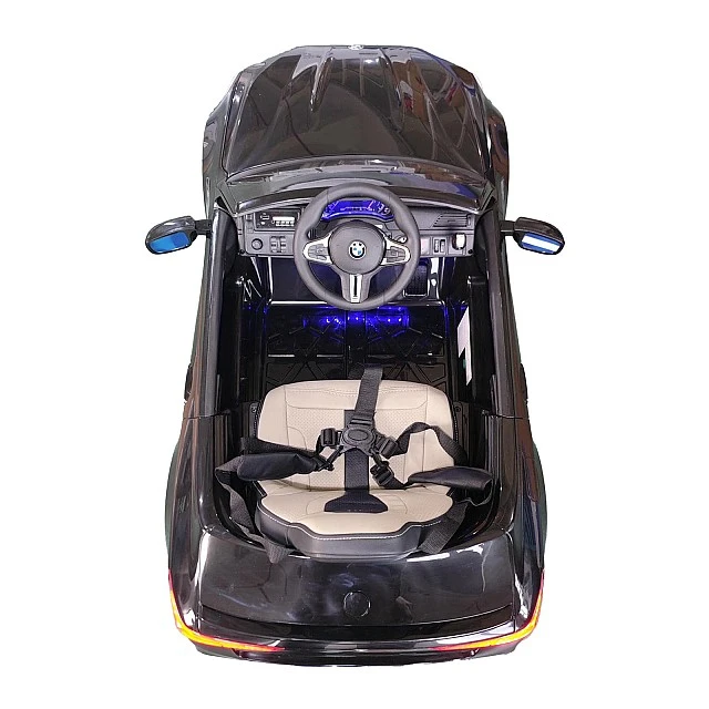 Electric car BMW M5 black, EVA tires, leather
