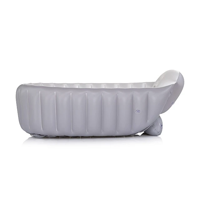 Baby Cloud bath with pump, gray