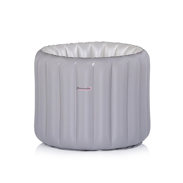 Bubble Nest bathtub with pump, gray