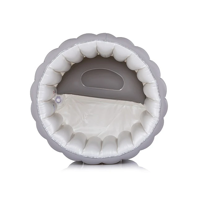 Bubble Nest bathtub with pump, gray