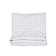 5-piece bedding set, gray stars