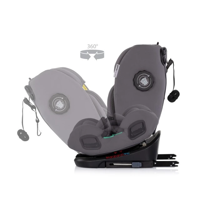Car seat 360 I-size 40-150 Techno iGROW gray