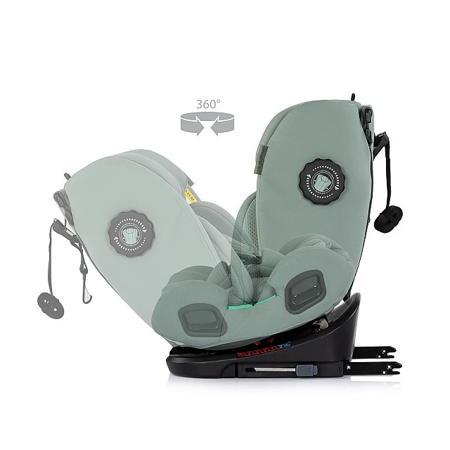 Столче за кола 360 I-size 40-150 Techno iGROW мат
