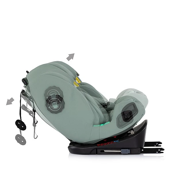 Столче за кола 360 I-size 40-150 Techno iGROW мат