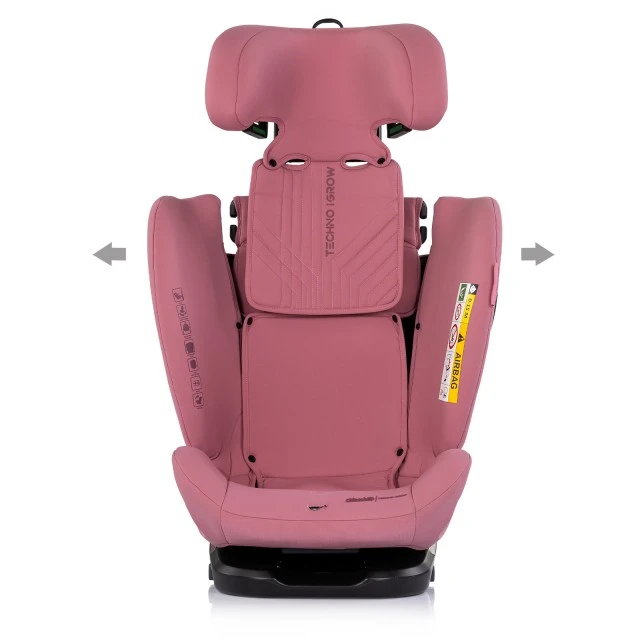 Столче за кола 360 I-size 40-150 Techno iGROW розово