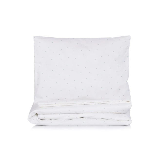 5-piece mint stars bedding set