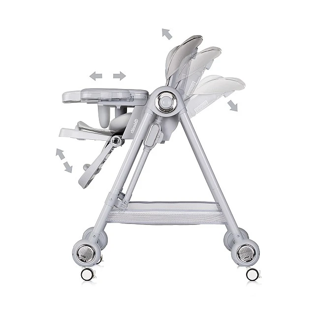 High chair/rocker Melba platinum