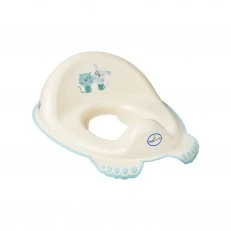 Anatomical toilet seat Dog&Cat yellow