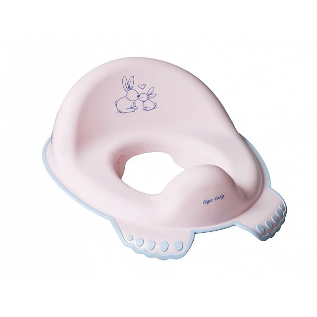 Anatomical toilet seat Rabbits pink