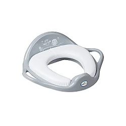 Toilet soft seat "Owls" gray