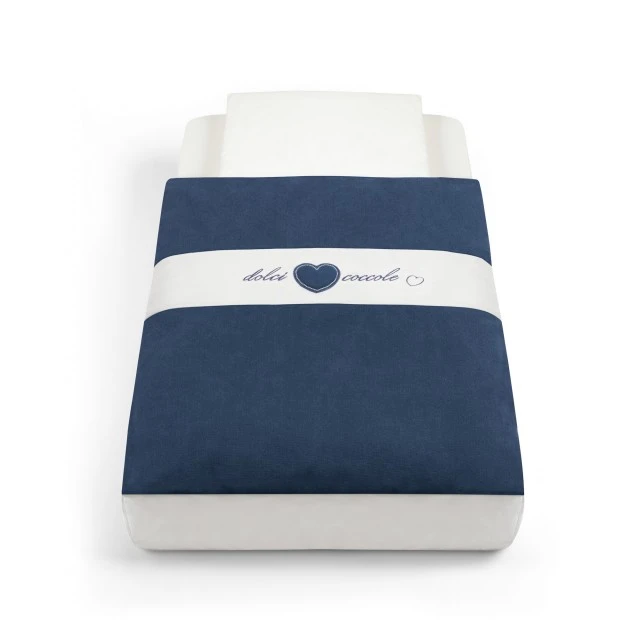 Textile set Bed-cradle Cullami 146 blue