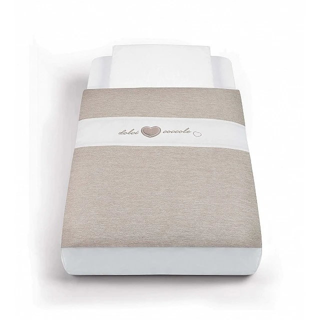 Cullami 154 mocha bed-cradle textile set