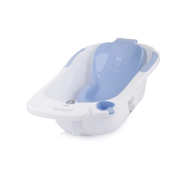 Baby bath with pad and stand Vela 87cm blue