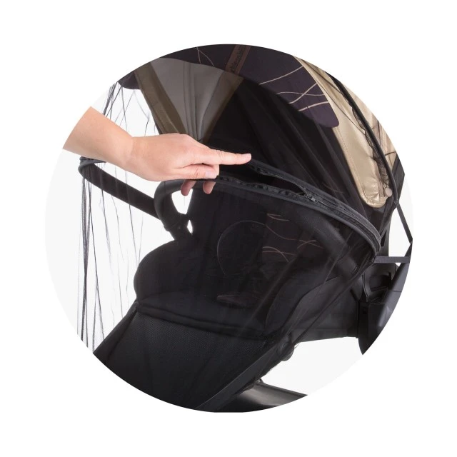 Net for stroller Lux black