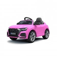 Battery operated car AUDI RS Q8, EVA wheels, leather seat, pink